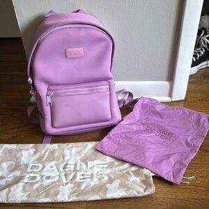 Dagne Dover Lilac Backpack with Dust Bags